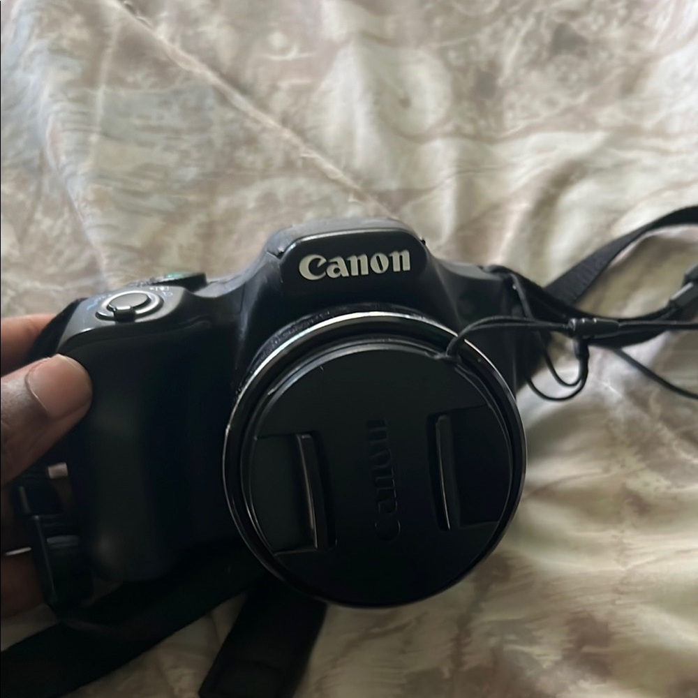 Canon Black Digital Camera Professional Ergonomic Design